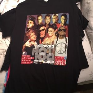 billboard hot 100 music festival 2015 shirt